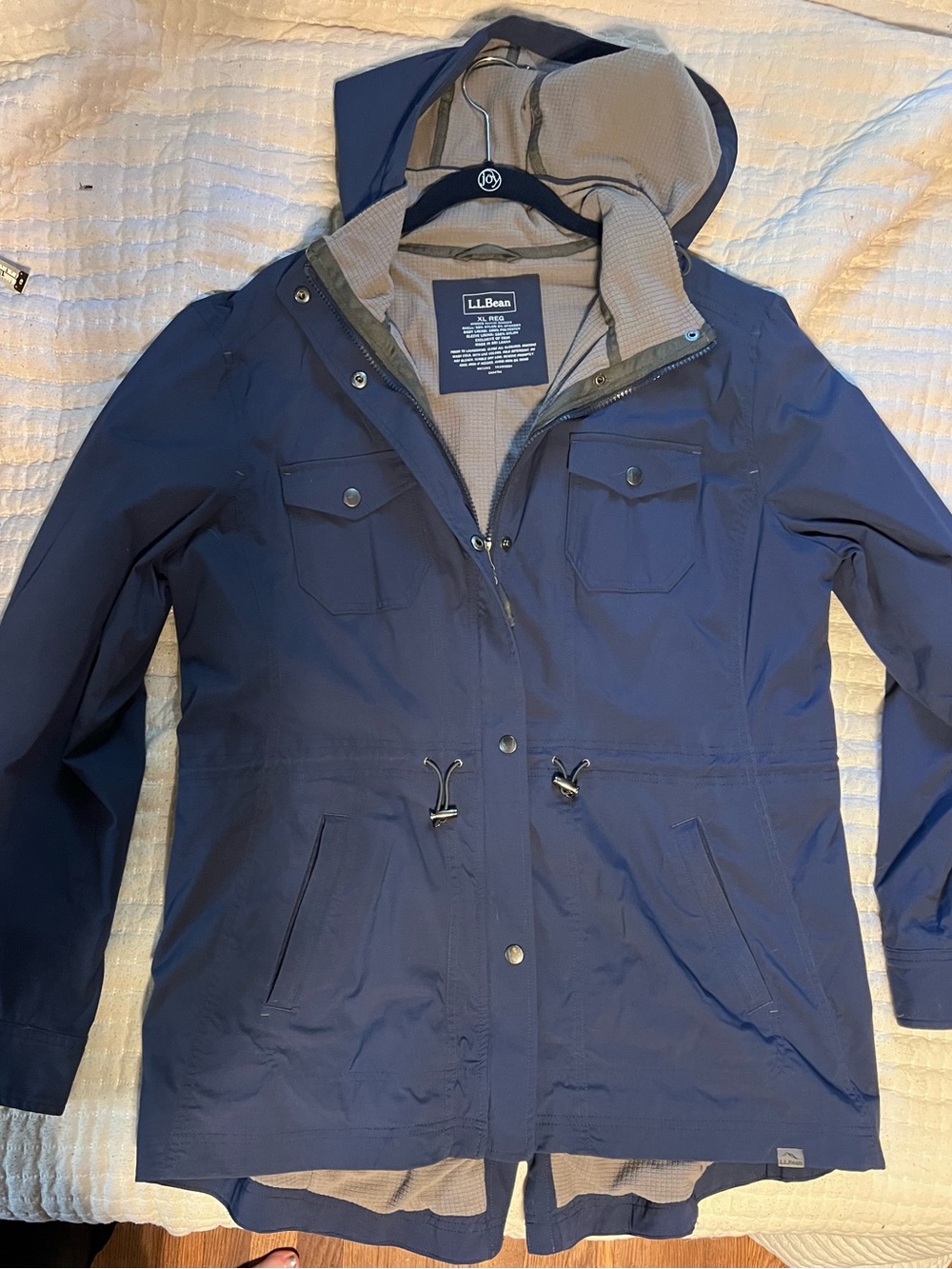 L.L. Bean Women's Navy Utility Jacket